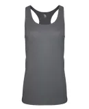 Badger Sportswear 4966 Women's Triblend Racerback Graphite Heather