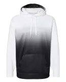 Badger Sportswear 1403 Ombre Hooded Sweatshirt Black