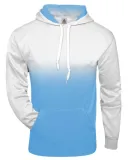 Badger Sportswear 1403 Ombre Hooded Sweatshirt Columbia Blue