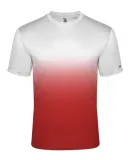 Badger Sportswear 2203 Youth Ombre T-Shirt Red