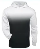Badger Sportswear 2403 Youth Ombre Hooded Sweatshi Black