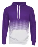 Badger Sportswear 1404 Hex 2.0 Hooded Sweatshirt in Purple