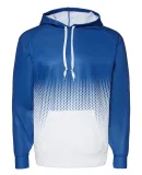 Badger Sportswear 1404 Hex 2.0 Hooded Sweatshirt in Royal