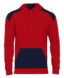 Badger Sportswear 1440 Breakout Performance Fleece in Red/ navy