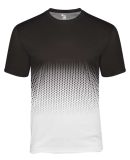 Badger Sportswear 2220 Youth Hex 2.0 T-Shirt in Black