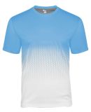 Badger Sportswear 2220 Youth Hex 2.0 T-Shirt in Columbia blue