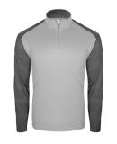 Badger Sportswear 2231 Youth Breakout Quarter-Zip  in Silver/ graphite