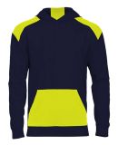 Badger Sportswear 2440 Youth Breakout Performance  in Navy/ safety yellow