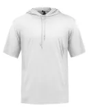 Badger Sportswear 4123 B-Core Hooded T-Shirt White