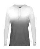 Badger Sportswear 4208 Women's Ombre Long Sleeve H Graphite