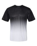 Badger Sportswear 4220 Hex 2.0 T-Shirt in Black