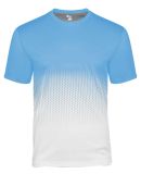 Badger Sportswear 4220 Hex 2.0 T-Shirt in Columbia blue