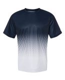 Badger Sportswear 4220 Hex 2.0 T-Shirt in Navy