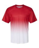 Badger Sportswear 4220 Hex 2.0 T-Shirt in Red