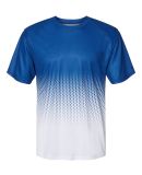 Badger Sportswear 4220 Hex 2.0 T-Shirt in Royal