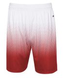 Badger Sportswear 4221 Hex 2.0 Shorts in Red