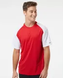 Badger Sportswear 4230 Breakout T-Shirt in Red/ white