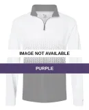 Badger Sportswear 4222 Hex 2.0 Quarter Zip Pullove Purple