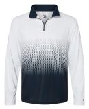 Badger Sportswear 4222 Hex 2.0 Quarter Zip Pullove in Navy