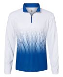 Badger Sportswear 4222 Hex 2.0 Quarter Zip Pullove in Royal