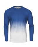 Badger Sportswear 4224 Hex 2.0 Long Sleeve T-Shirt in Royal