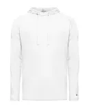 Badger Sportswear 4905 Tri-Blend Surplice Hooded L in White