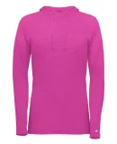 Badger Sportswear 4965 Women's Tri-Blend Surplice  in Hot pink heather