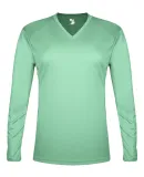 Badger Sportswear 4964 Women's Tri-Blend Long Slee in Mint