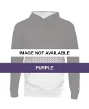 Badger Sportswear 2404 Youth Hex 2.0 Hooded Sweats Purple