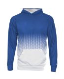 Badger Sportswear 2404 Youth Hex 2.0 Hooded Sweats in Royal
