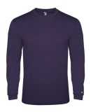 Badger Sportswear 2944 Youth Triblend Long Sleeve  in Purple