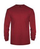 Badger Sportswear 2944 Youth Triblend Long Sleeve  in Red