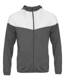 Badger Sportswear 2722 Youth Sprint Outer-Core Jac in Graphite/ white