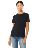 Bella + Canvas 6416 Ladies' Relaxed Vintage Slub T in Chrcoal blk slub