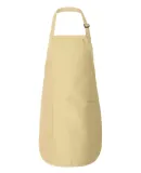 Q-Tees Q4350 Full-Length Apron with Pockets Natural
