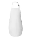 Q-Tees Q4350 Full-Length Apron with Pockets White