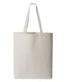 Q-Tees Q4400 11L Canvas Tote with Contrast-Color H in Natural/ natural