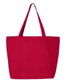 Q-Tees Q611 25L Zippered Tote Red