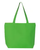 Q-Tees Q611 25L Zippered Tote Lime