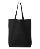 Q-Tees QTBG 12L Economical Tote in Black
