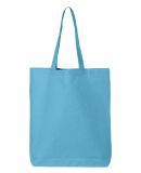 Q-Tees QTBG 12L Economical Tote in Turquoise