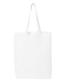 Q-Tees QTBG 12L Economical Tote in White
