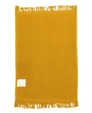 Q-Tees T100 Fringed Fingertip Towel Gold