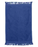 Q-Tees T100 Fringed Fingertip Towel Royal