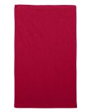 Q-Tees T18 Budget Rally Towel in Red