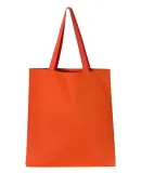 Q-Tees Q800 Promotional Tote Orange