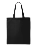Q-Tees QTB Economical Tote in Black