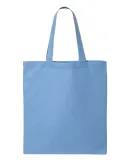 Q-Tees QTB Economical Tote in Carolina blue