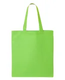 Q-Tees QTB Economical Tote in Lime