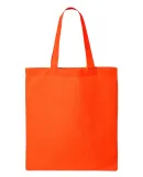 Q-Tees QTB Economical Tote in Orange